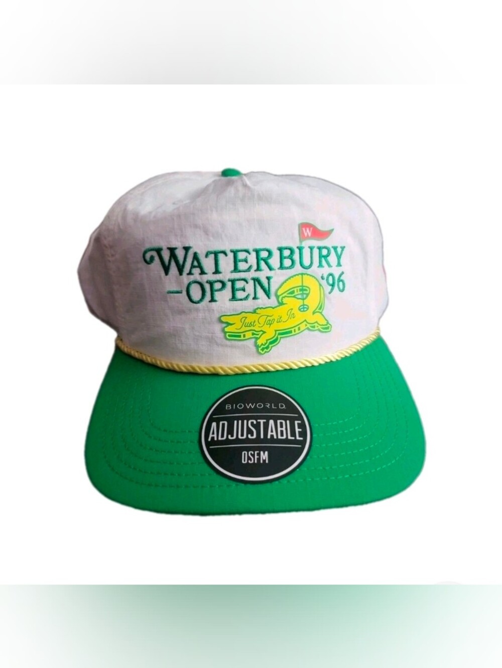 Happy Gilmore Waterbury Open Hat, Adjustable Snap Back Trucker Rope Hat New